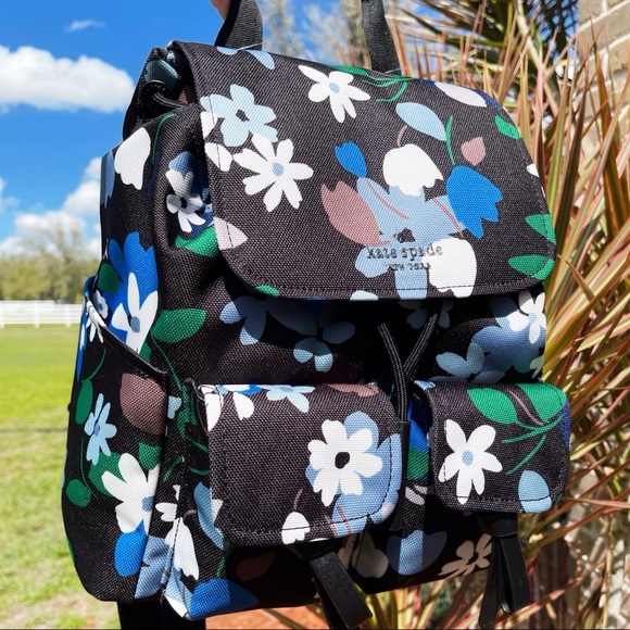 Kate Spade Floral Backpack - Picture 4 of 6